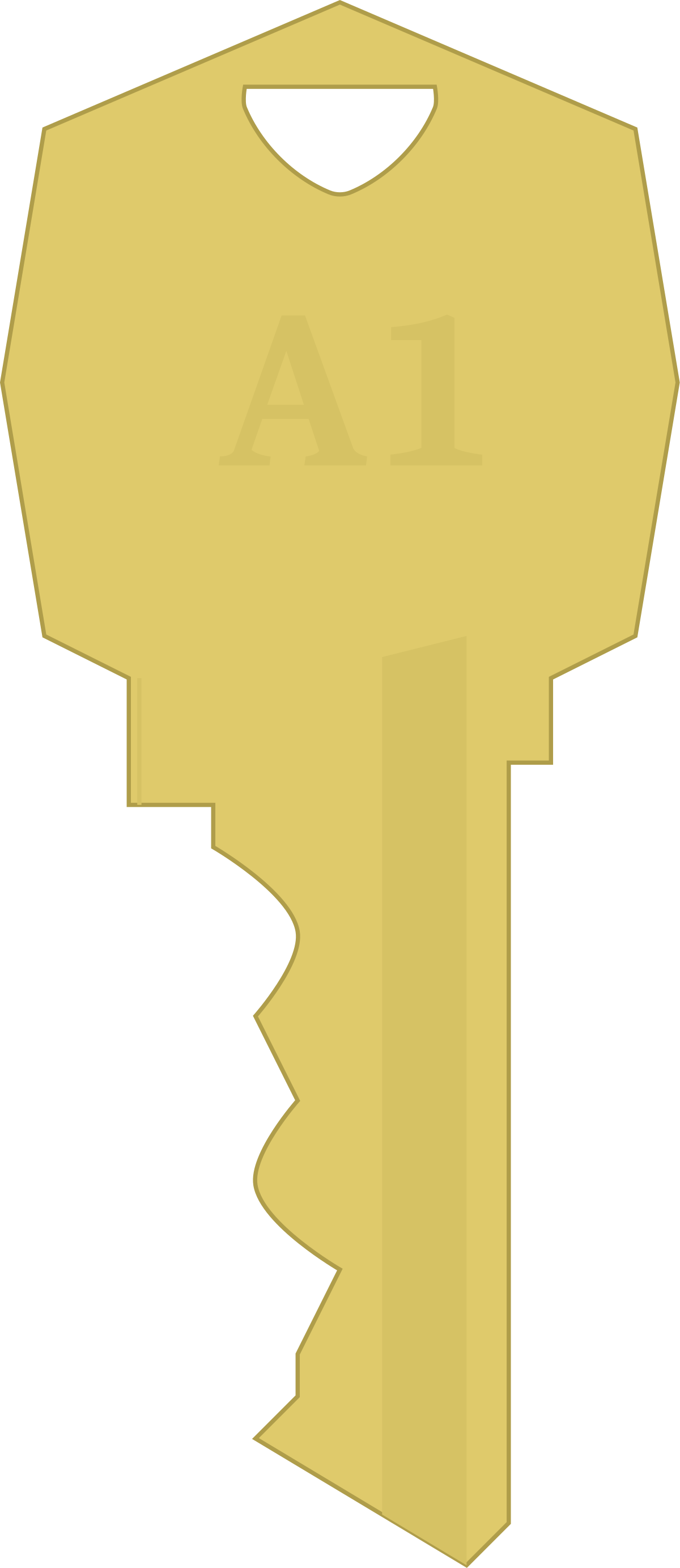 Gold Key PNG