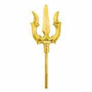 Gouden trident PNG