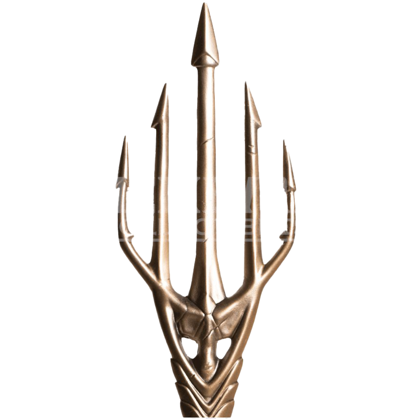 Gold Trident PNG Free Download