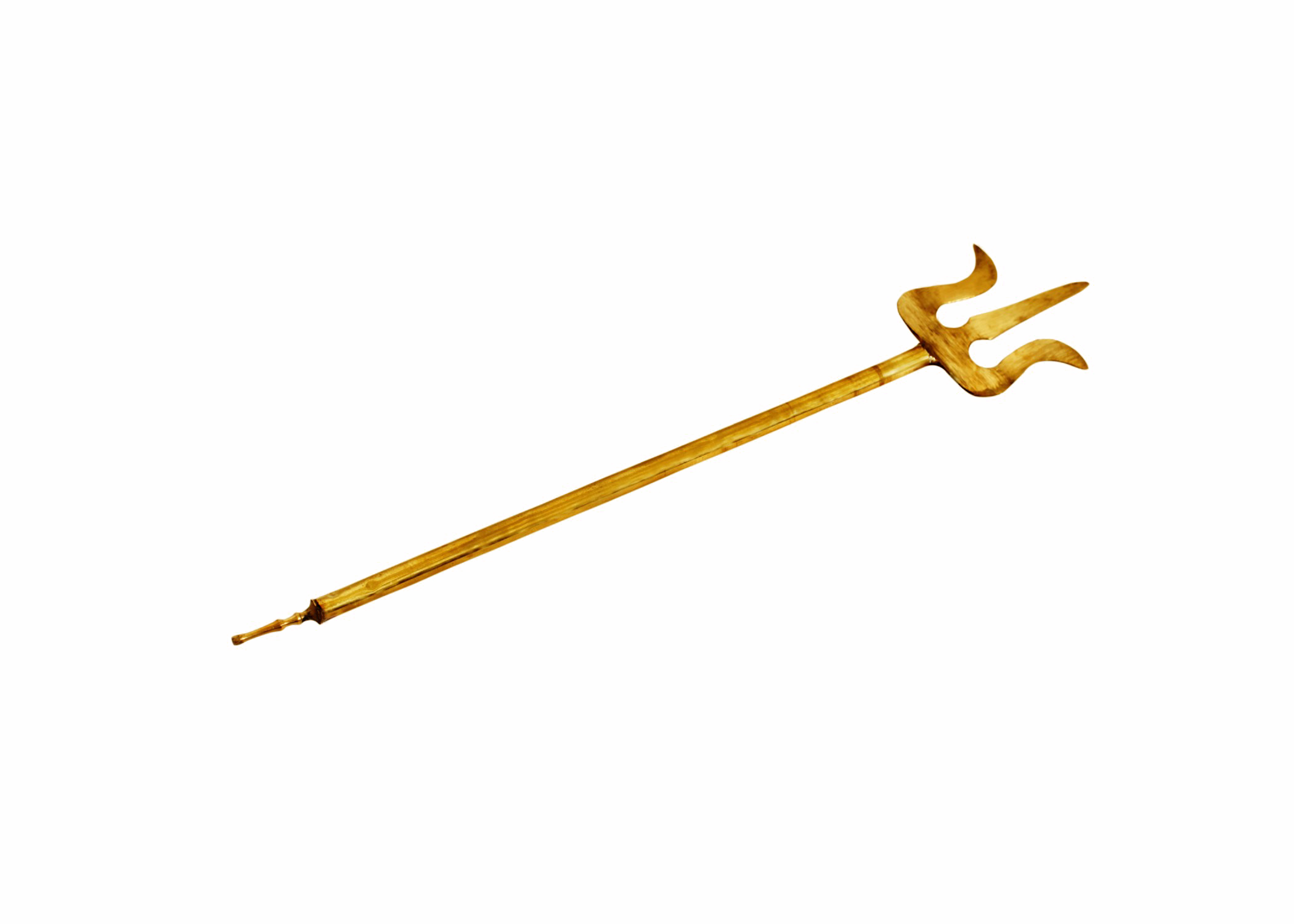 Gold Trident PNG Free Image