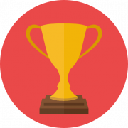 Trofeo de oro PNG Imagen