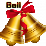 Golden Kerst Bel PNG