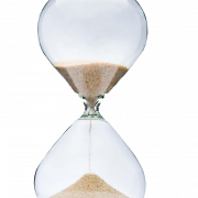 Golden Hourglass PNG Free Image