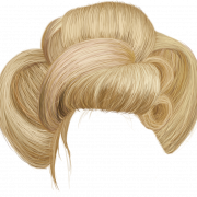 Золотой парик PNG картина