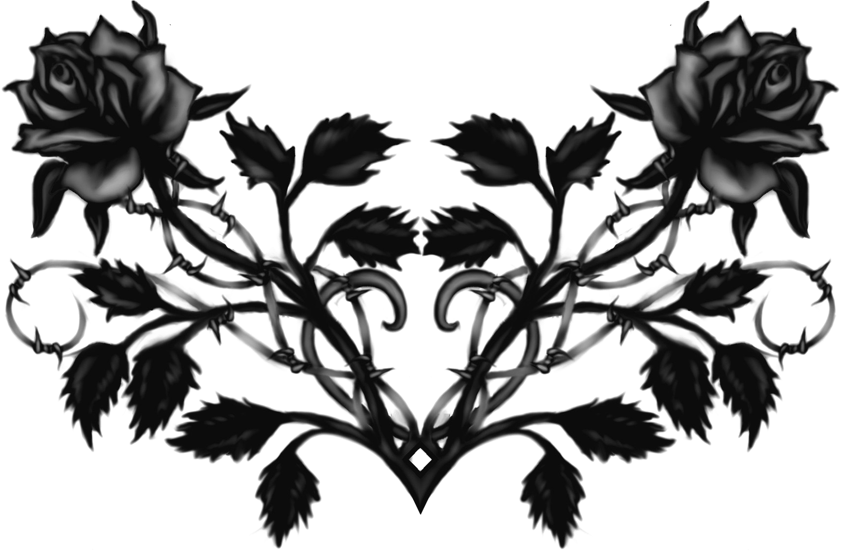 Gothic Rose PNG Free Download