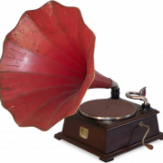 Gramofoon PNG -afbeelding