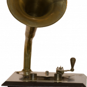 Gramófono transparente