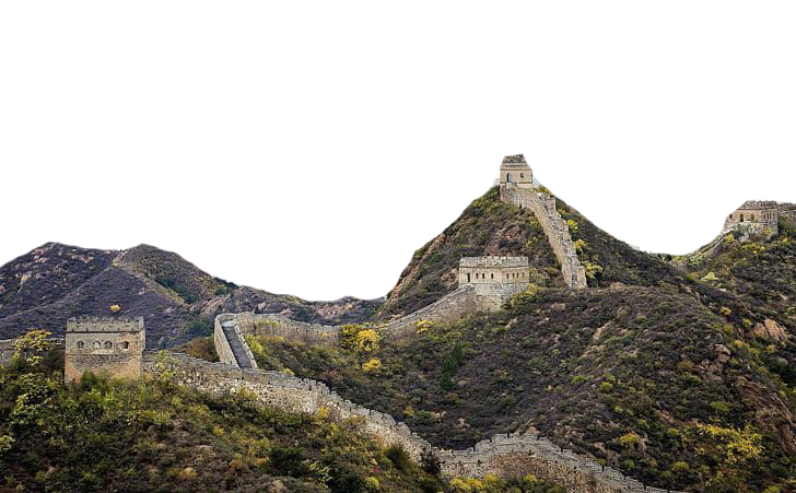 Mahusay na Wall of China PNG Image File