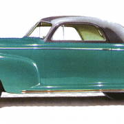 Transparent ng Green retro car