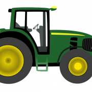 Green Tractor PNG