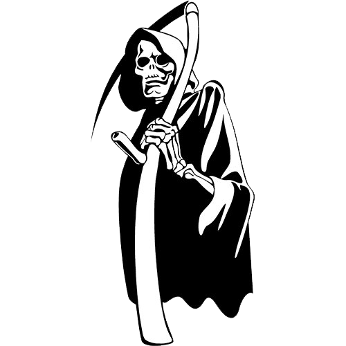 Halloween Grim Reaper PNG High Quality Image