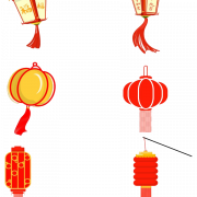 Immagine png lanterna cinese sospesa