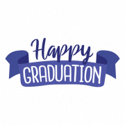 Fichier PNG de graduation heureuse