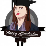 Happy Graduation Student PNG -bestand