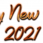 Felice anno nuovo 2021 clipart png