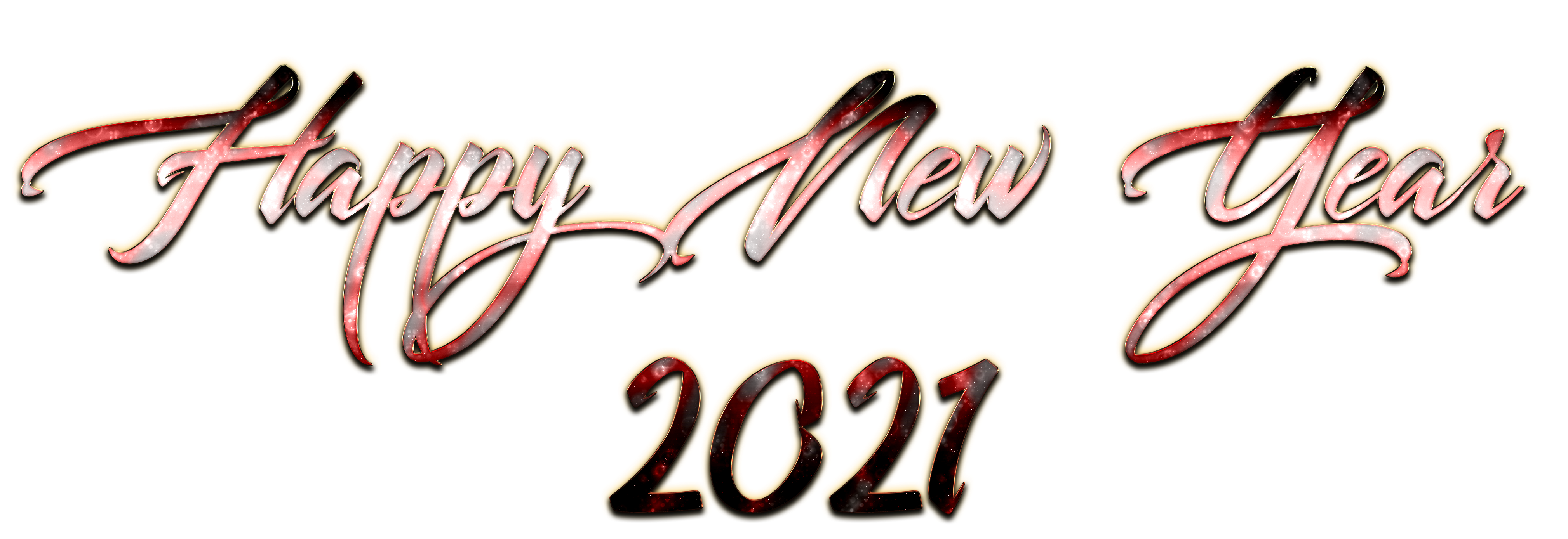 Happy New Year 2021 PNG High Quality Image