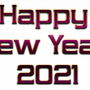 سنة جديدة سعيدة 2021 صورة PNG