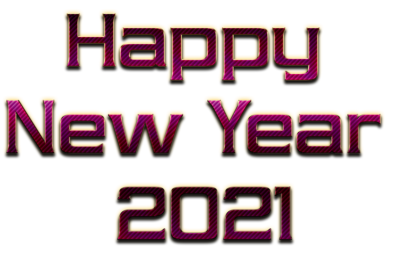 سنة جديدة سعيدة 2021 صورة PNG
