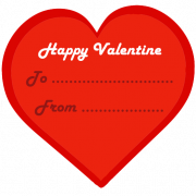 Happy Valentines Day Heart PNG Free Download