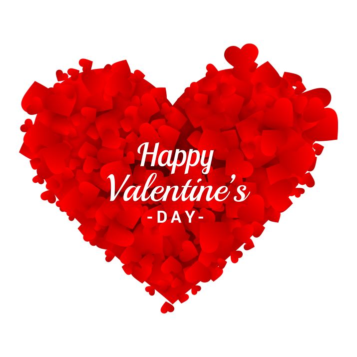 Happy Valentines Day Heart PNG HD Image