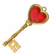 Heart Key Png Téléchargement gratuit