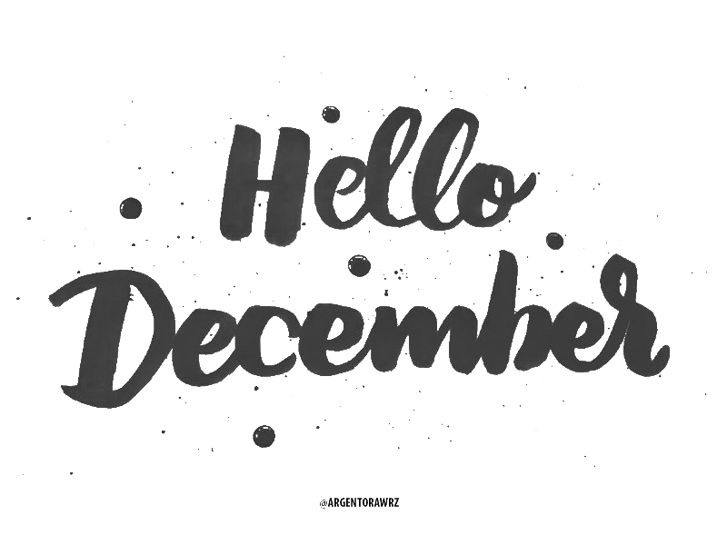 Hello December PNG Free Download