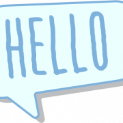 Hello Speech Bubble PNG Free Download