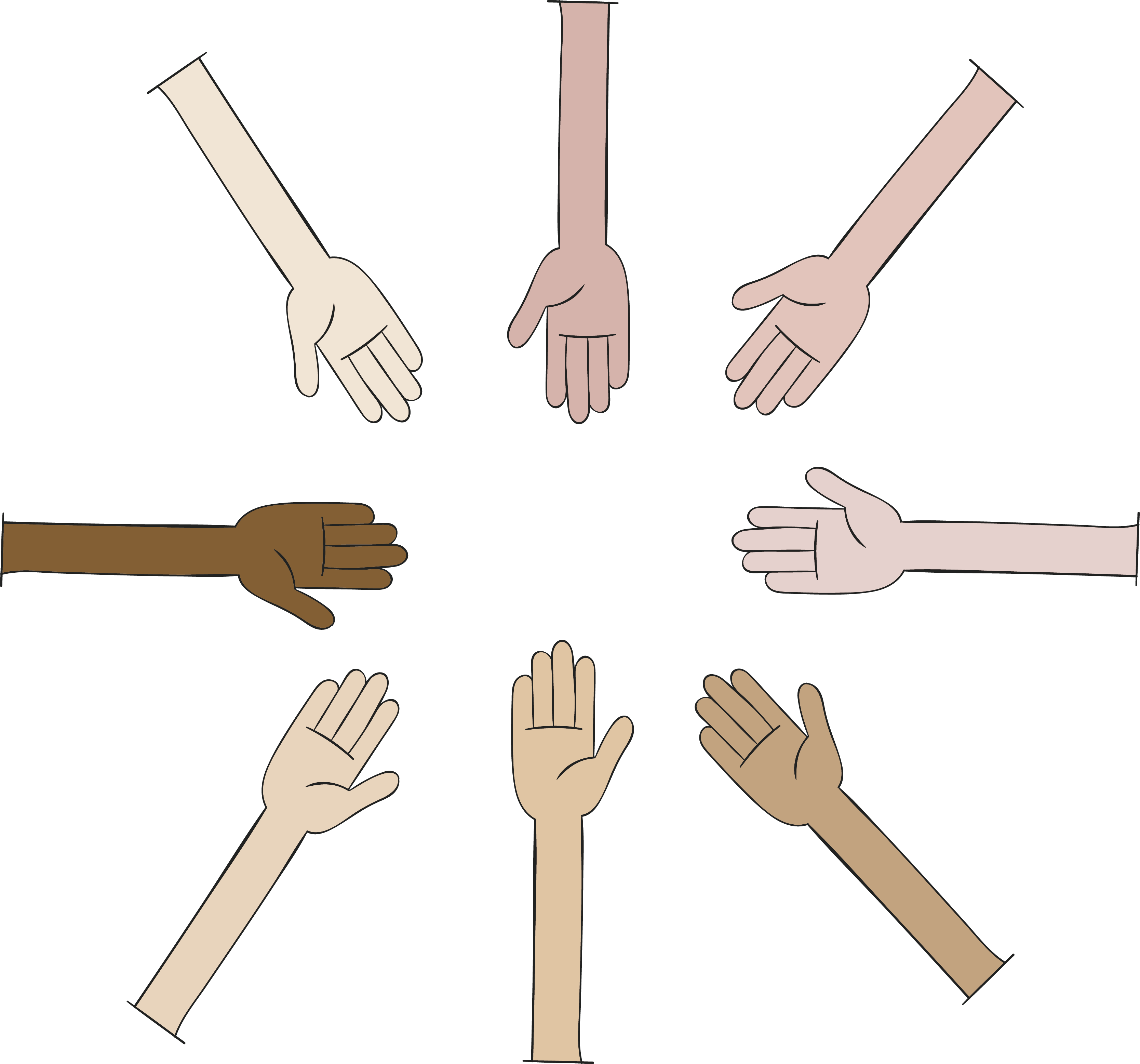 Helping Hands PNG Pic