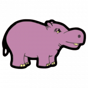 Hippo PNG HD görüntü