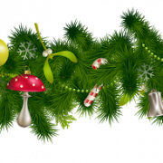 Holly Weihnachtsgirlande PNG Clipart