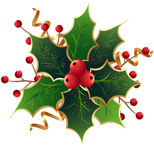 Holly Christmas PNG File