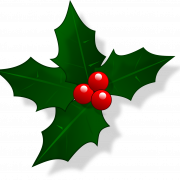 Holly Christmas PNG Gambar Gratis