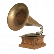 Horn Gramophone PNG Free Download