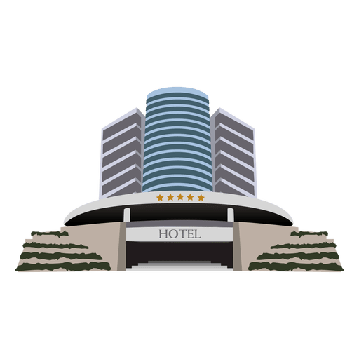 Hotel Building PNG High Quality Image