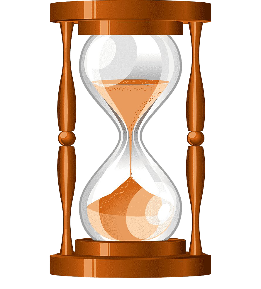 Hourglass Sand Clock PNG File Download Free