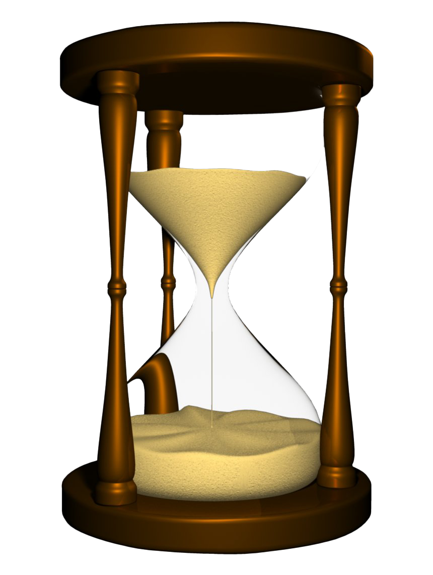 Hourglass Sand Clock PNG Free Download