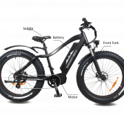 Hybride fiets PNG -afbeeldingsbestand