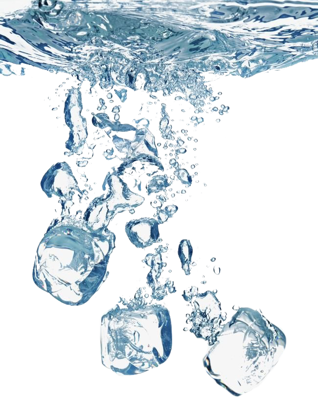 Ice Cube Water PNG Image