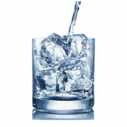 Vidrio de agua helada PNG Clipart