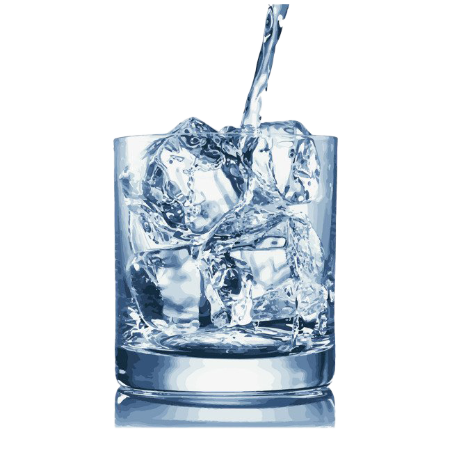 Ice Water Glass PNG Clipart