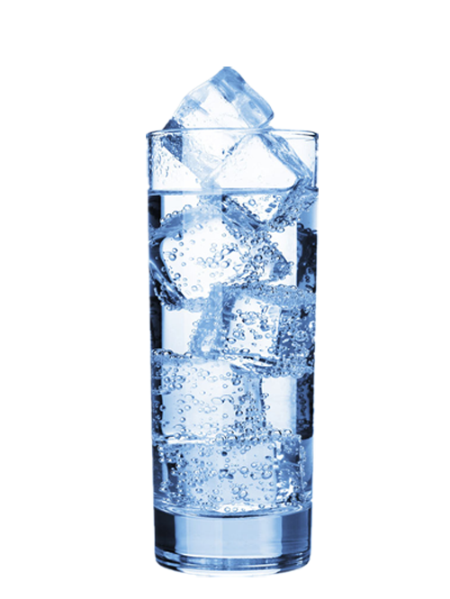Ice Water Glass PNG Free Image