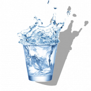 Ice Water Glass PNG HD Image
