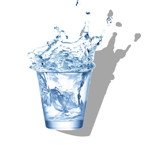 Ice Water Glass PNG HD Image