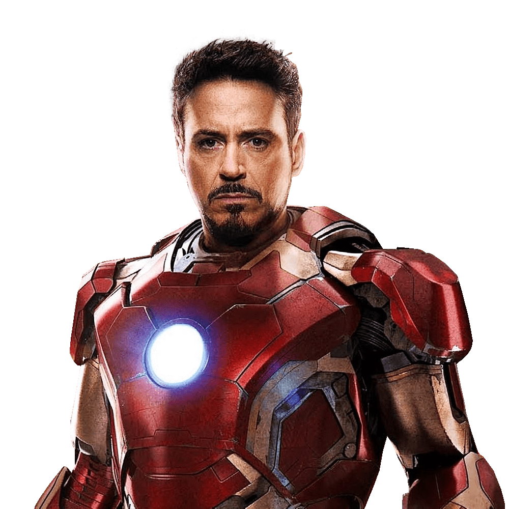 Iron Man Tony Stark PNG Free Image