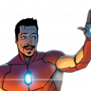 Iron Man Tony Stark Transparente