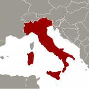 อิตาลีแผนที่ PNG ดาวน์โหลดภาพ