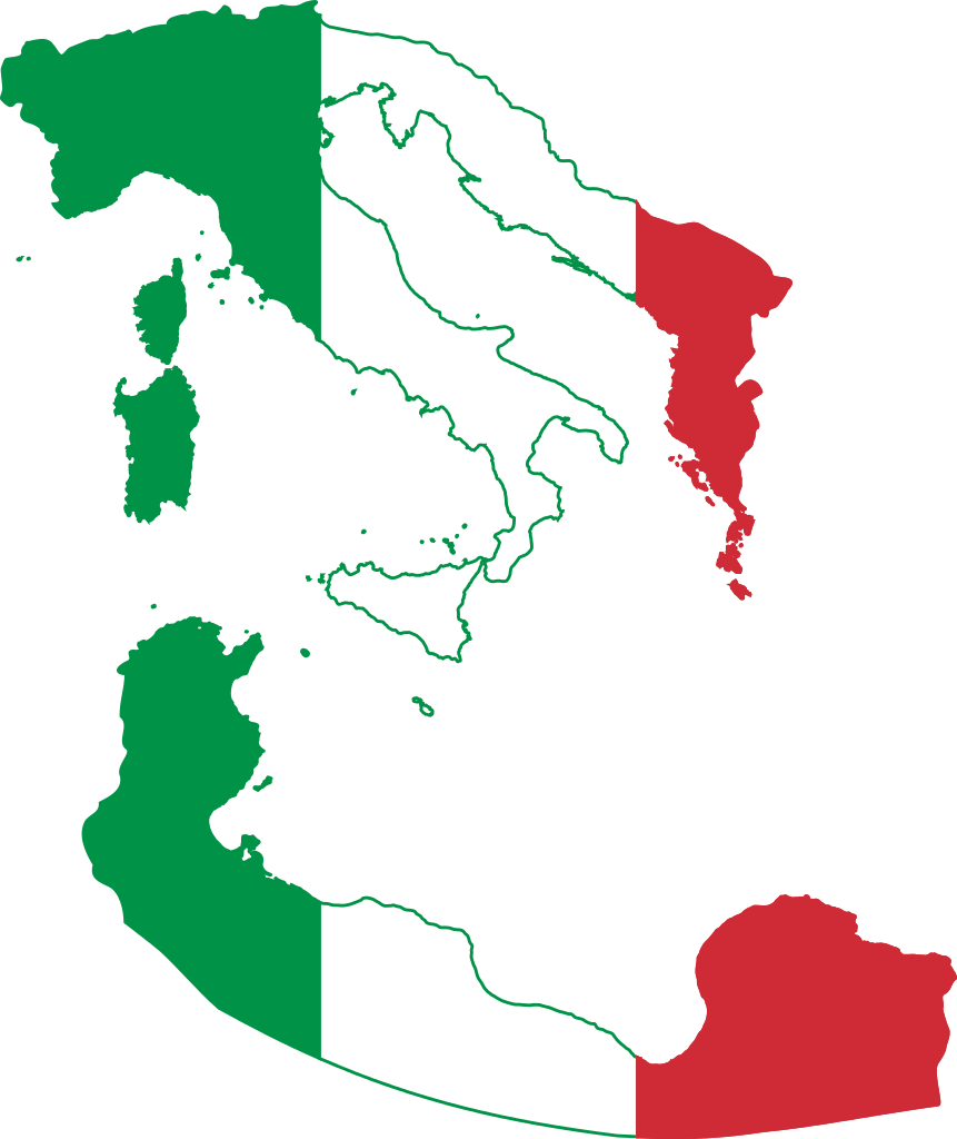 Italy Map PNG kostenloser Download