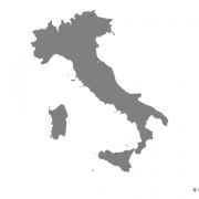 Italien MAP PNG HD -Bild