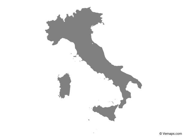 Italy Map PNG HD Image