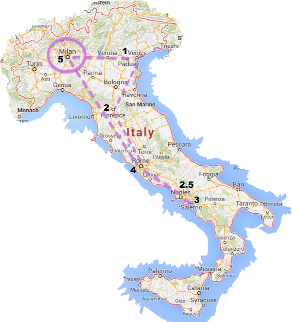 Italy Map Transparent